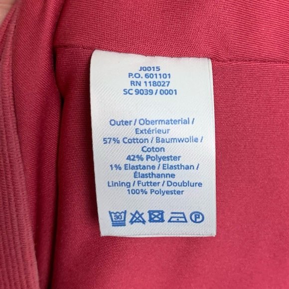 Boden Ribbed Short Sleeve Cutout Back Fitted Empire Waist Pencil Dress US 12R - Picture 7 of 8